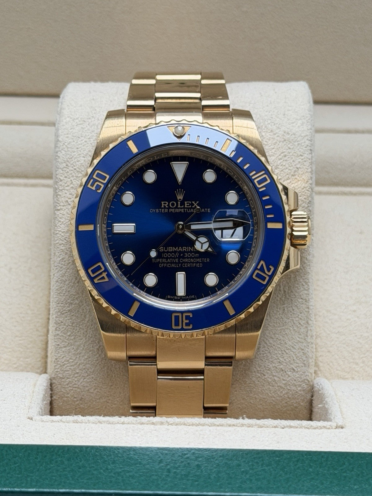 Rolex Submariner Date 40mm - 116618LB - 2018 Full Set - £27,995 Collection0