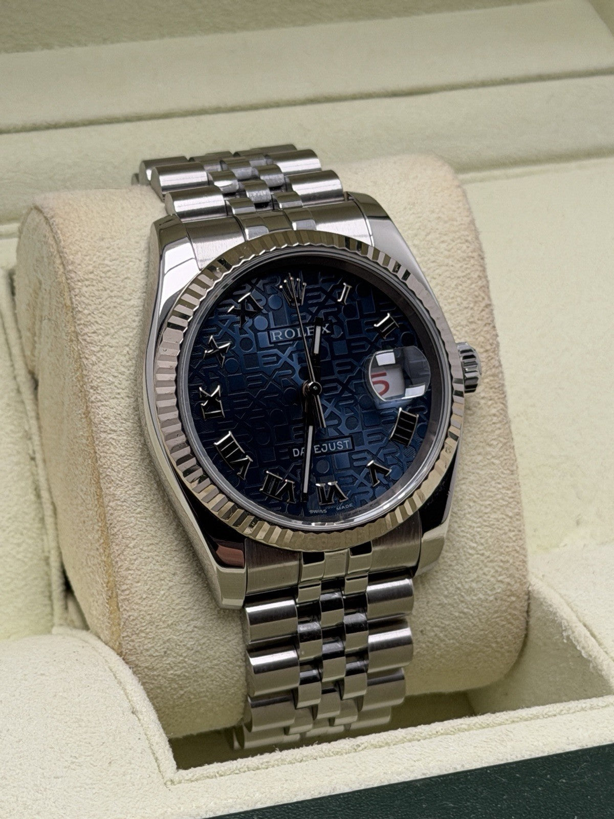 Rolex Datejust 36mm - 116234 Blue Jubilee Dial - Box & Papers - £6,995 Collect1