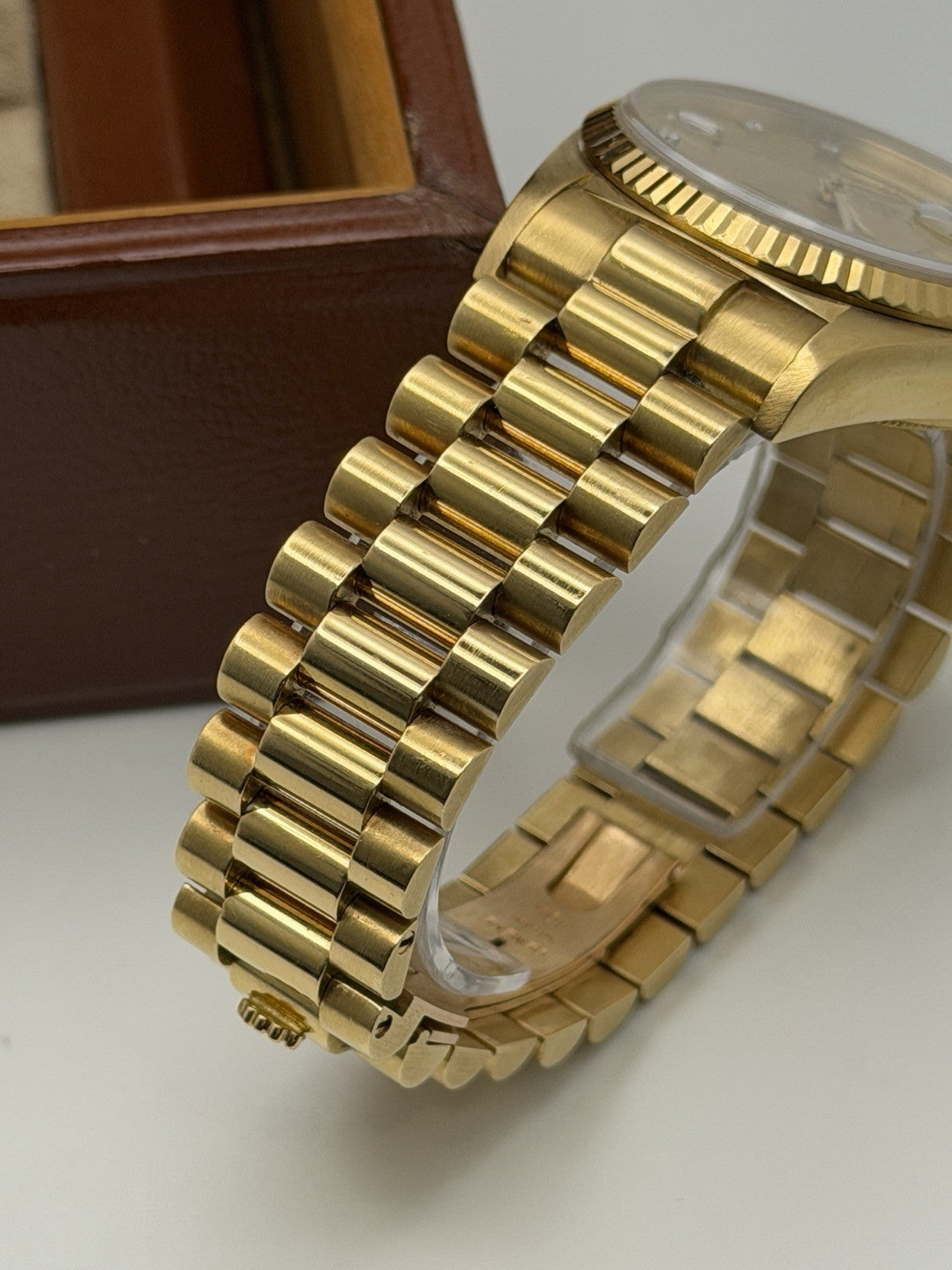 Rolex Daydate 18038 - Champagne Diamond Dial - 1986 - Boxed - £13,750 Collection4