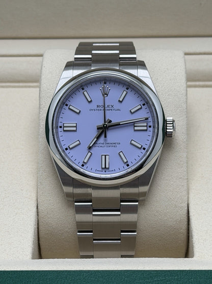 Rolex Oyster Perpetual 41mm - 134200 Lavender - 2025 Full Set - £8500 Collection0