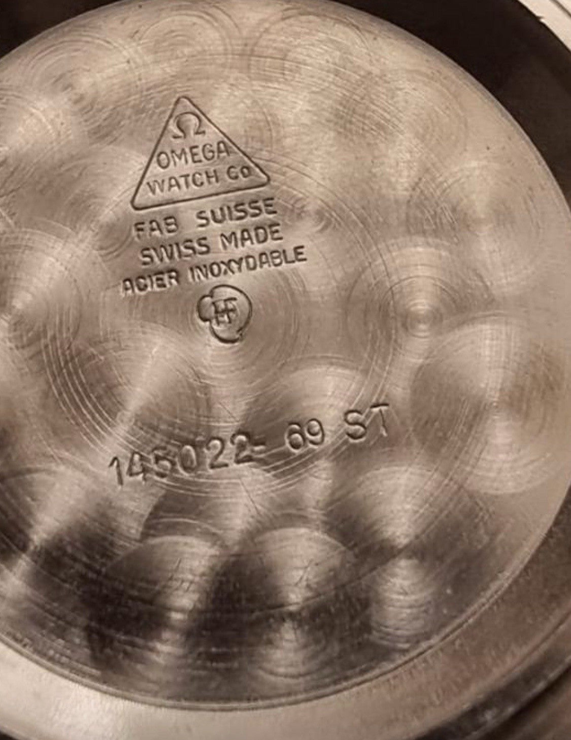 OMEGA SPEEDMASTER - 145.022-69 'STRAIGHT WRITING' CASE BACK - £6495 Collect12