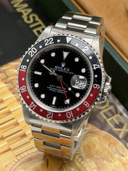 Rolex GMT-Master - 16700 ‘Coke’ - 1999 - Full Set - £9,500 On Collection0