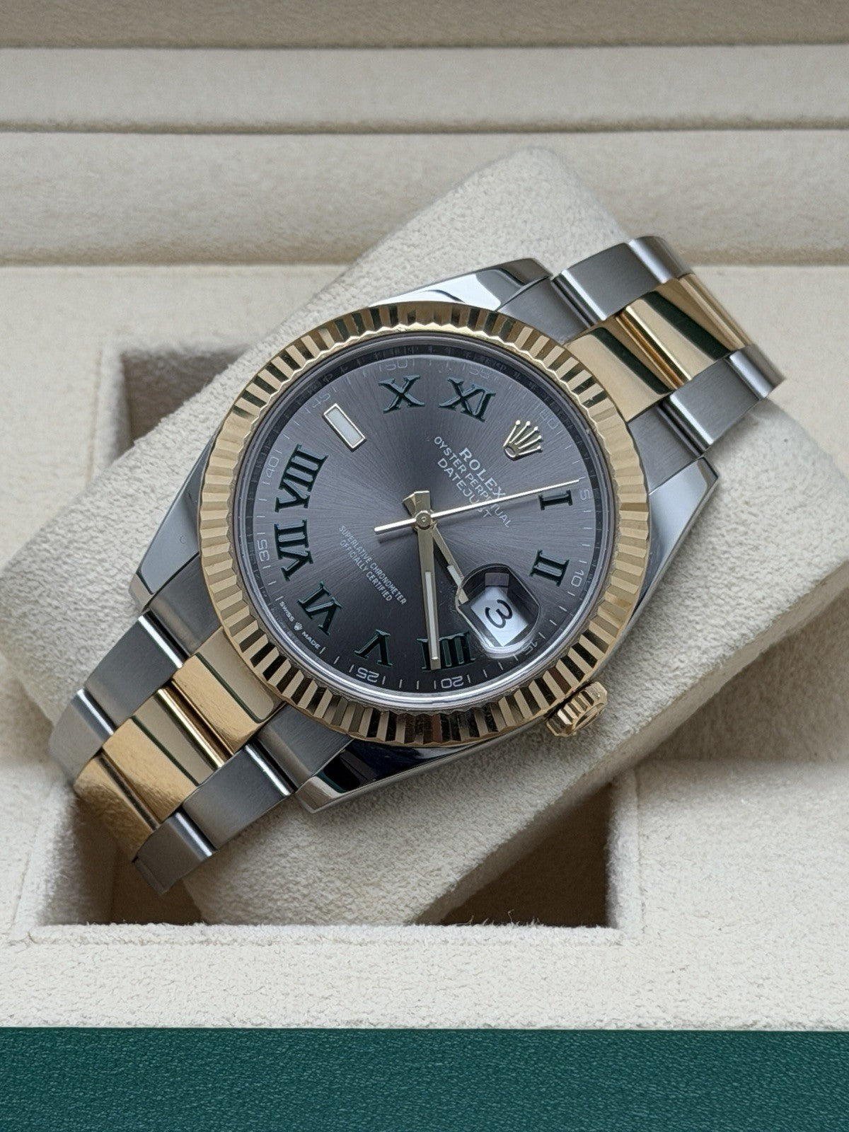 Rolex Datejust 41mm - 126333 Wimbledon - 2024 Full Set - £10,995 On Collection3