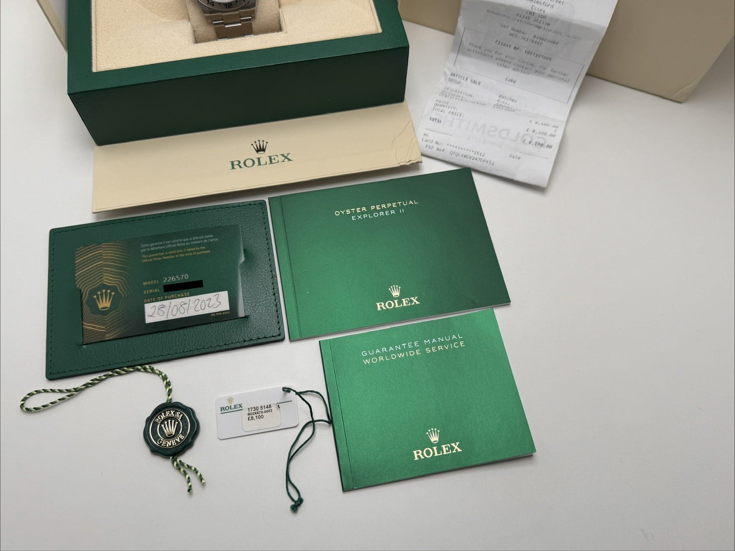 Rolex Explorer II - 226570 Black Dial - 2023 Full Set - £7995 On Collect3