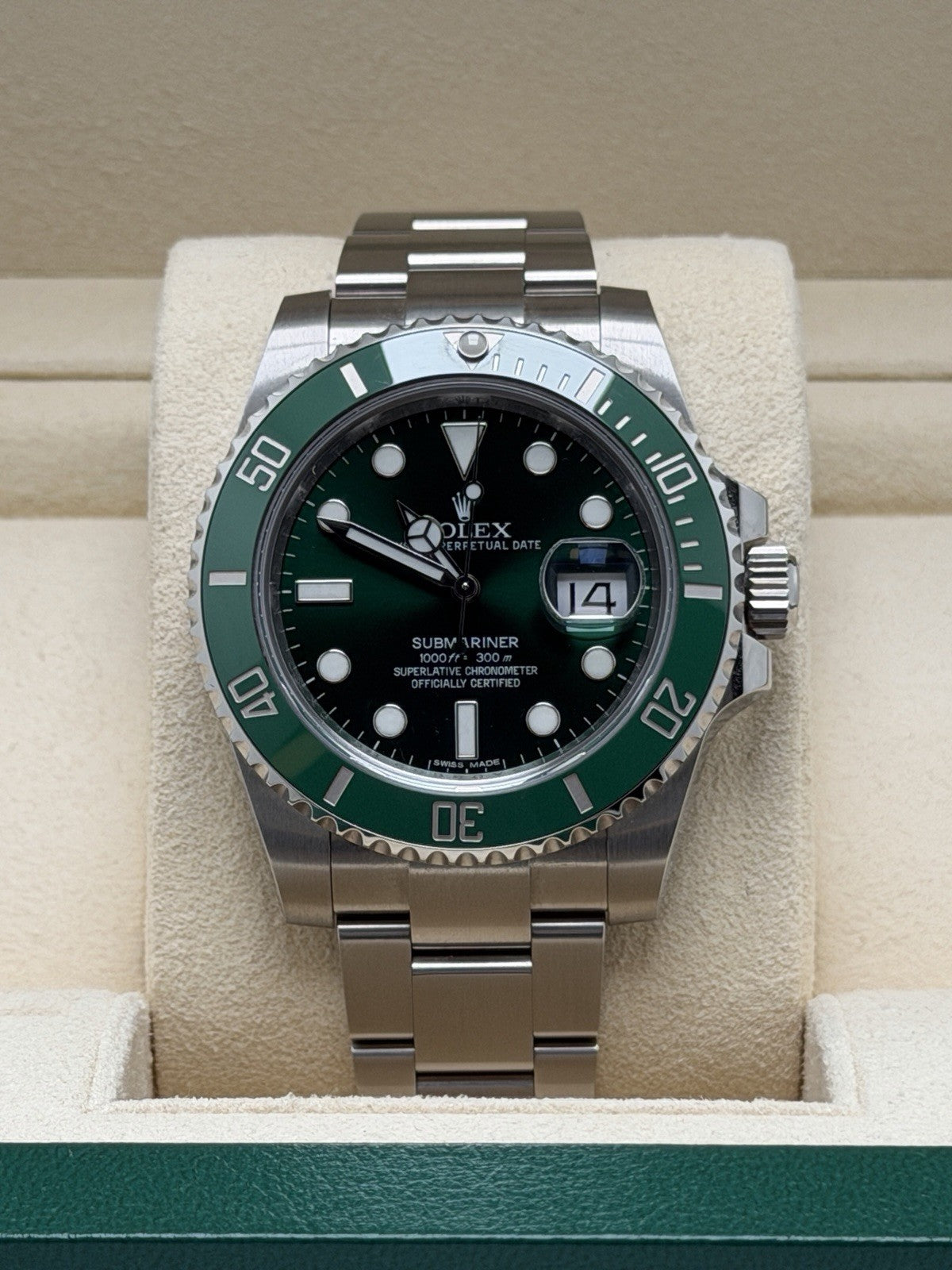 Rolex Submariner - 116610LV ‘Hulk’ - 2015 Full Set - Unworn - £14,750 Collection0