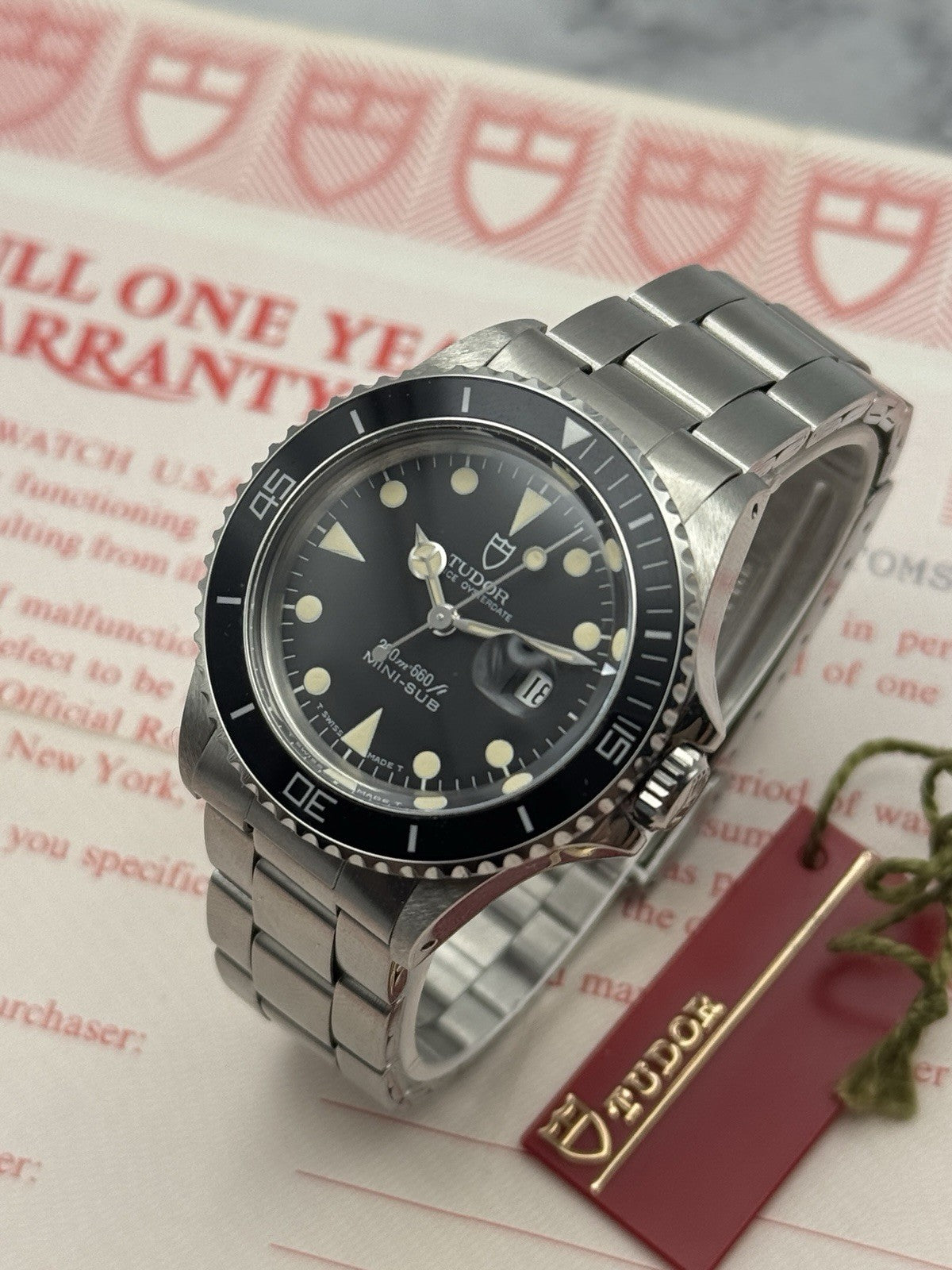 Tudor Submariner Mini-Sub 73090 With Papers- Unworn Condition - £3750 On Collect1