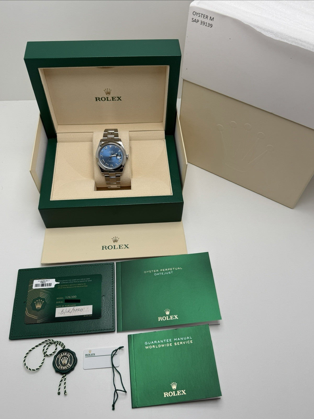 Rolex Datejust 41 - 126300 Azzuro - 2020 Full Set - £7,250 On Collection1