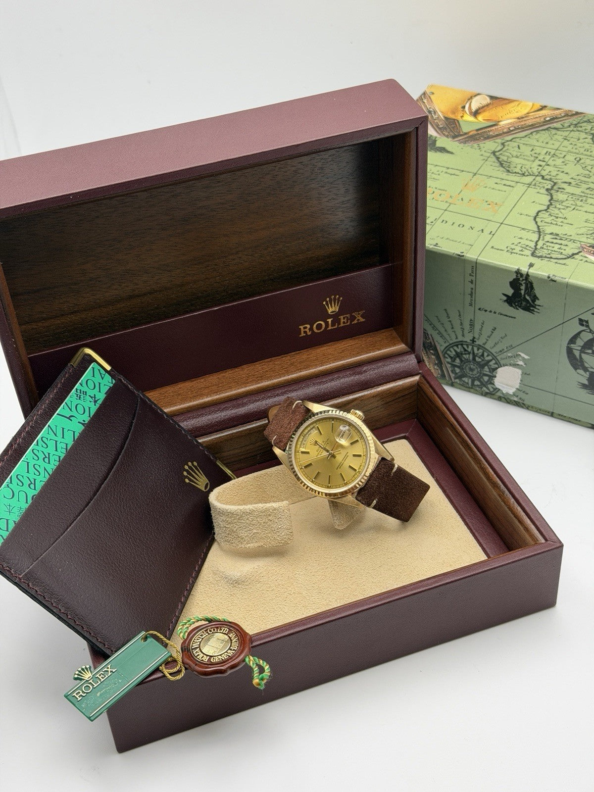Rolex Day-Date - 18238 - Year 1990 - Box & Accessories - £8,450 On Collection12