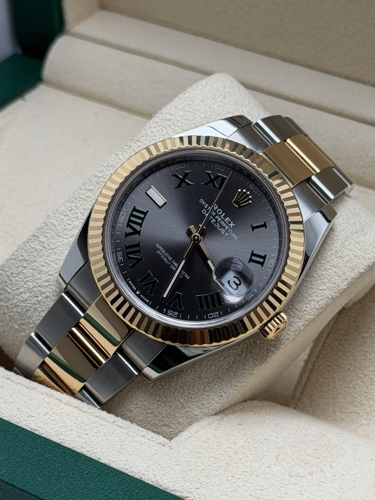 Rolex Datejust 41mm - 126333 Wimbledon - 2024 Full Set - £10,995 On Collection7