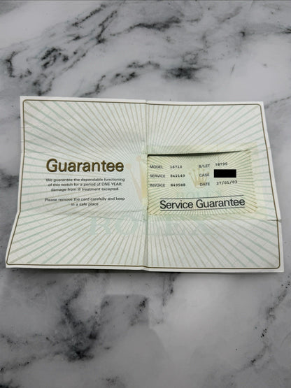 Rolex GMT Master II - 16710 - 1999 - Full Set -Swiss Only Dial £8,250 Collection9