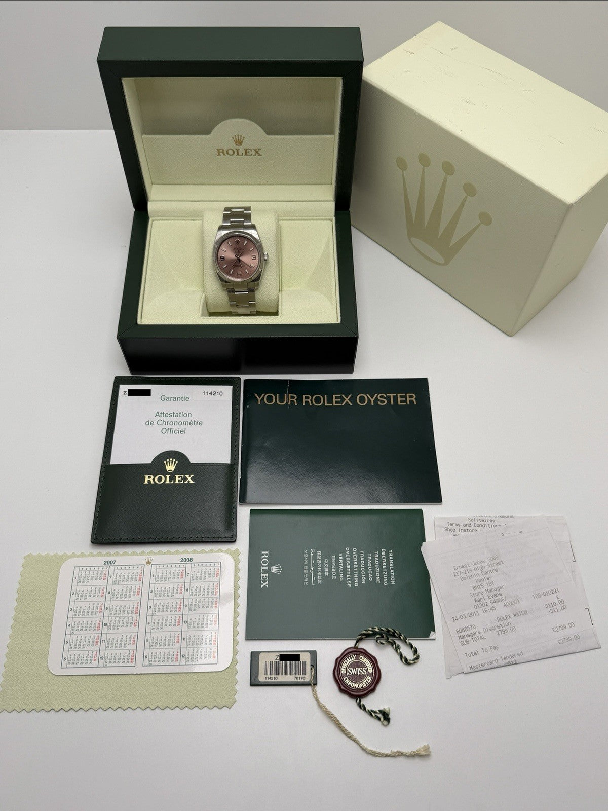 Rolex Air-King - 114210 - 2011 Full Set - £4,500 On Collection1