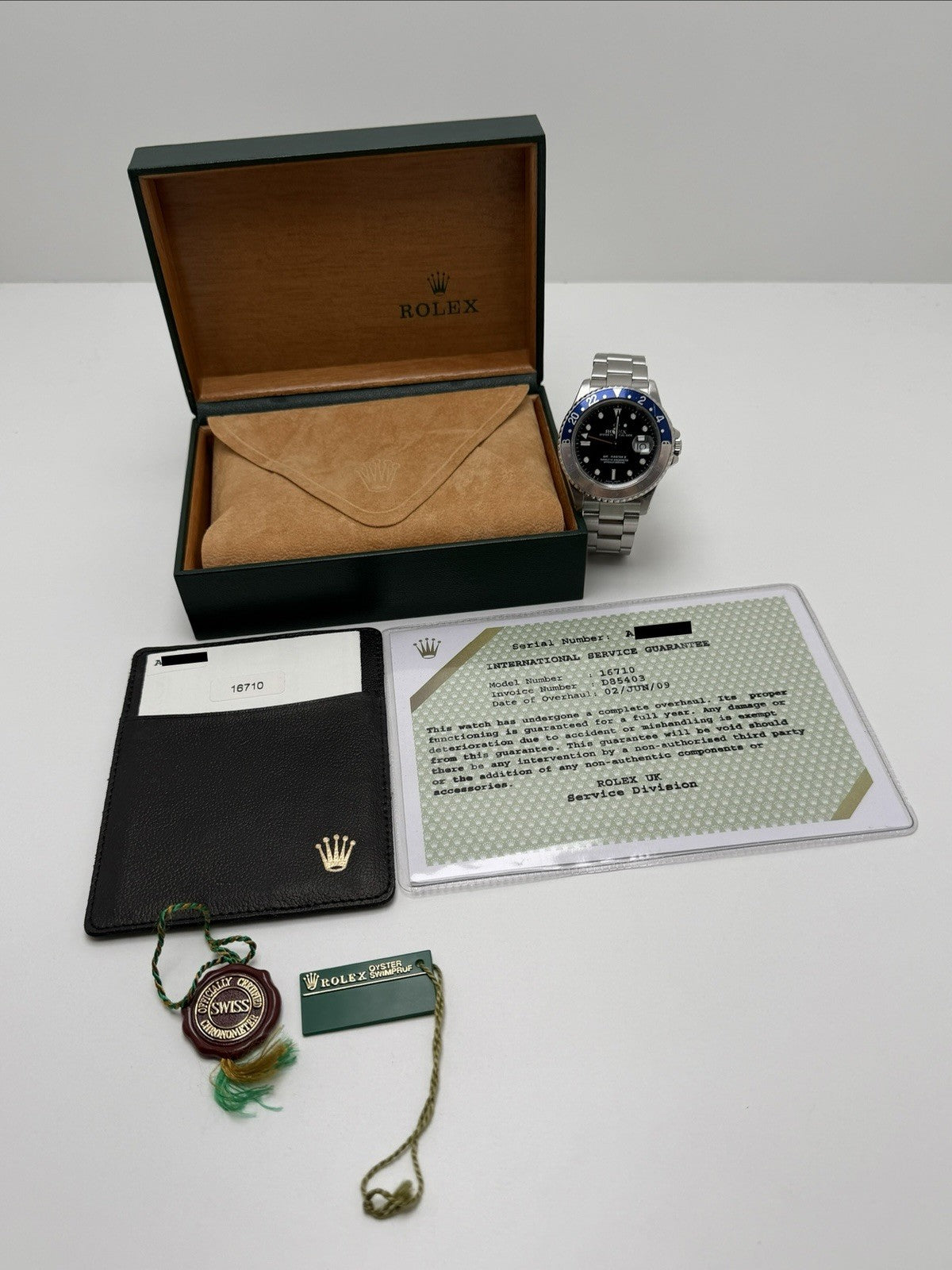 Rolex GMT-Master II - 16710 "Pepsi" - 2001 Full Set - Rolex Serviced9
