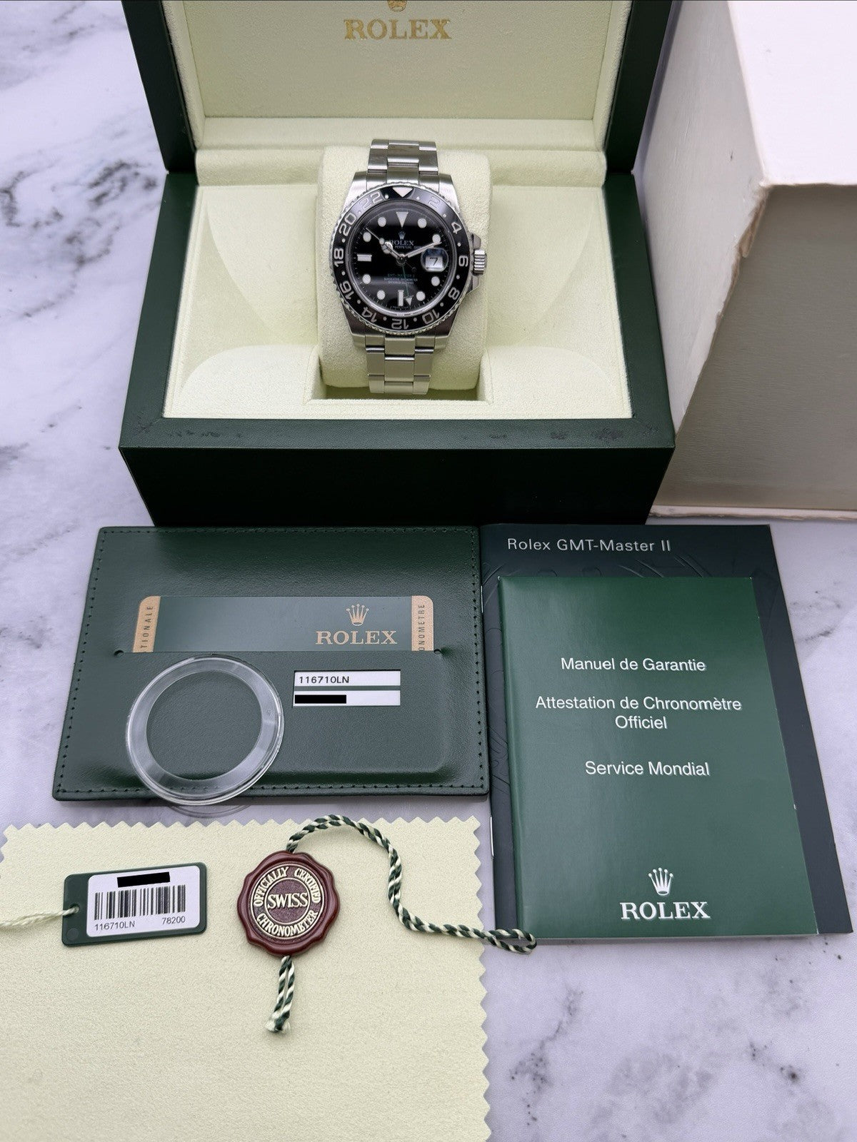 Rolex GMT-Master II - 116710LN - 40mm - Full Set - Year 2008 - £8495 On Collect6