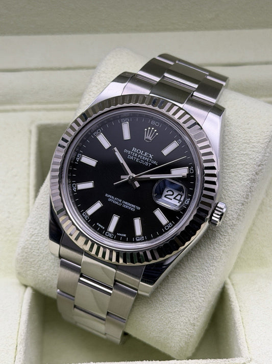 Rolex Datejust II - 116334 - 41mm - Year 2015 - Black Dial - £7250 On Collection0