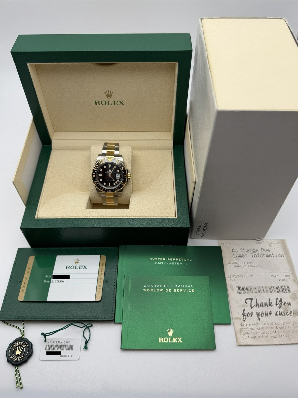 Rolex GMT-Master II - 116713LN - Year 2017 - Full Set - £10750 On Collection6