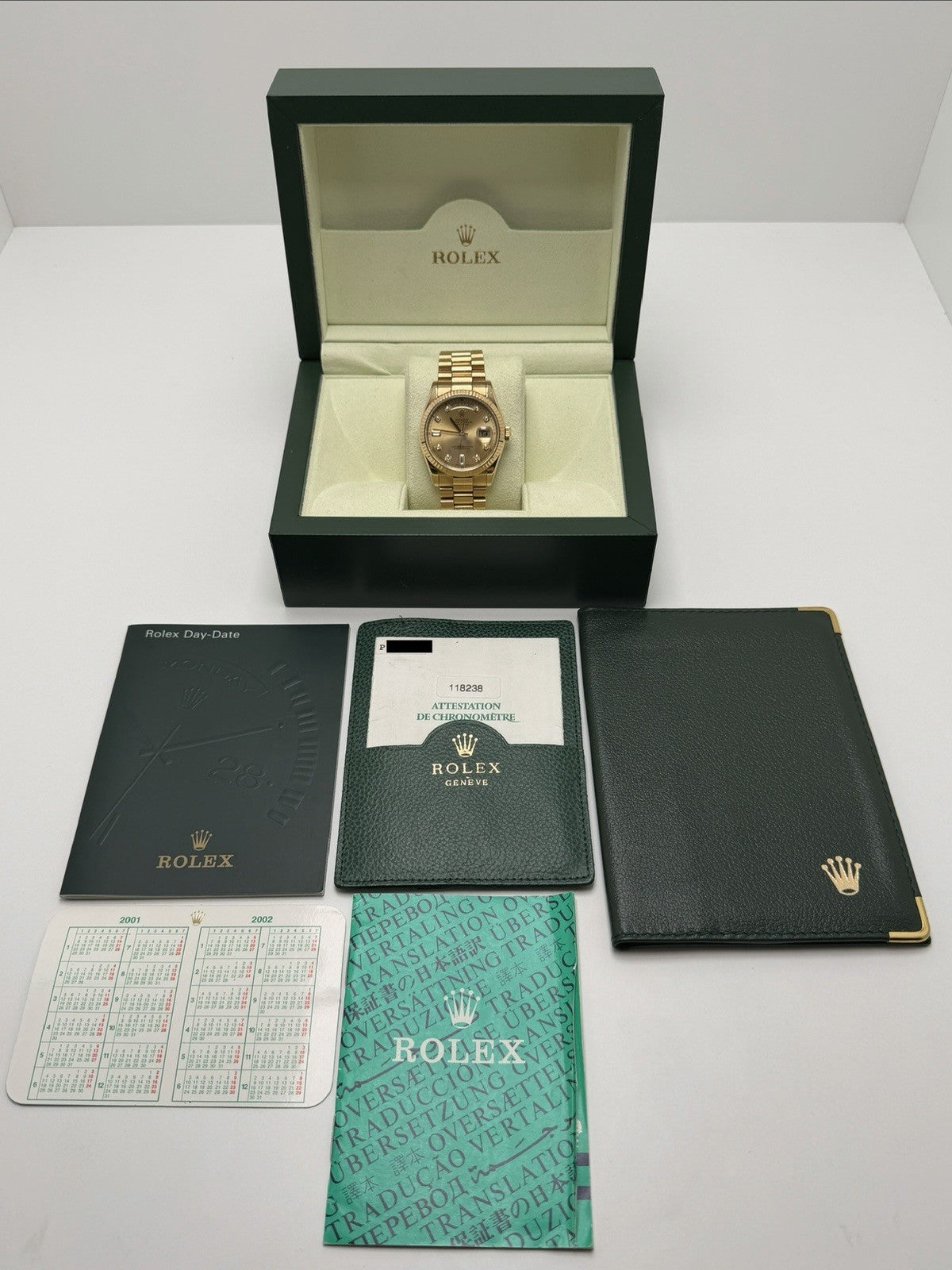 Rolex Day-Date 36mm - 118238 - 2001 - Full Set - £19,500 On Collection13