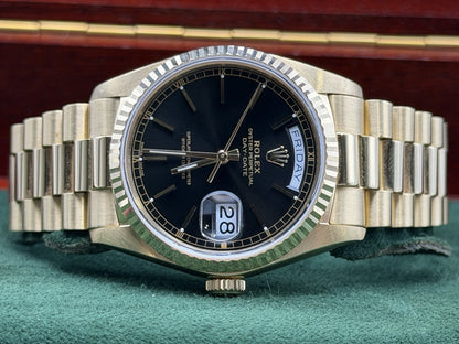 Rolex Daydate - 18038 -Rare Black Dial - Box/Accessories - £12,500 On Collection6