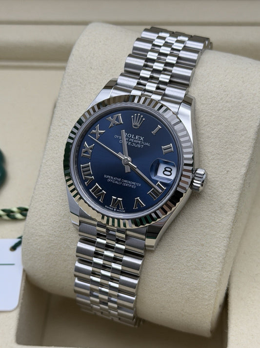 Rolex Datejust 31mm  278274 Blue Roman Numeral Dial  UNWORN BRAND NEW 20250