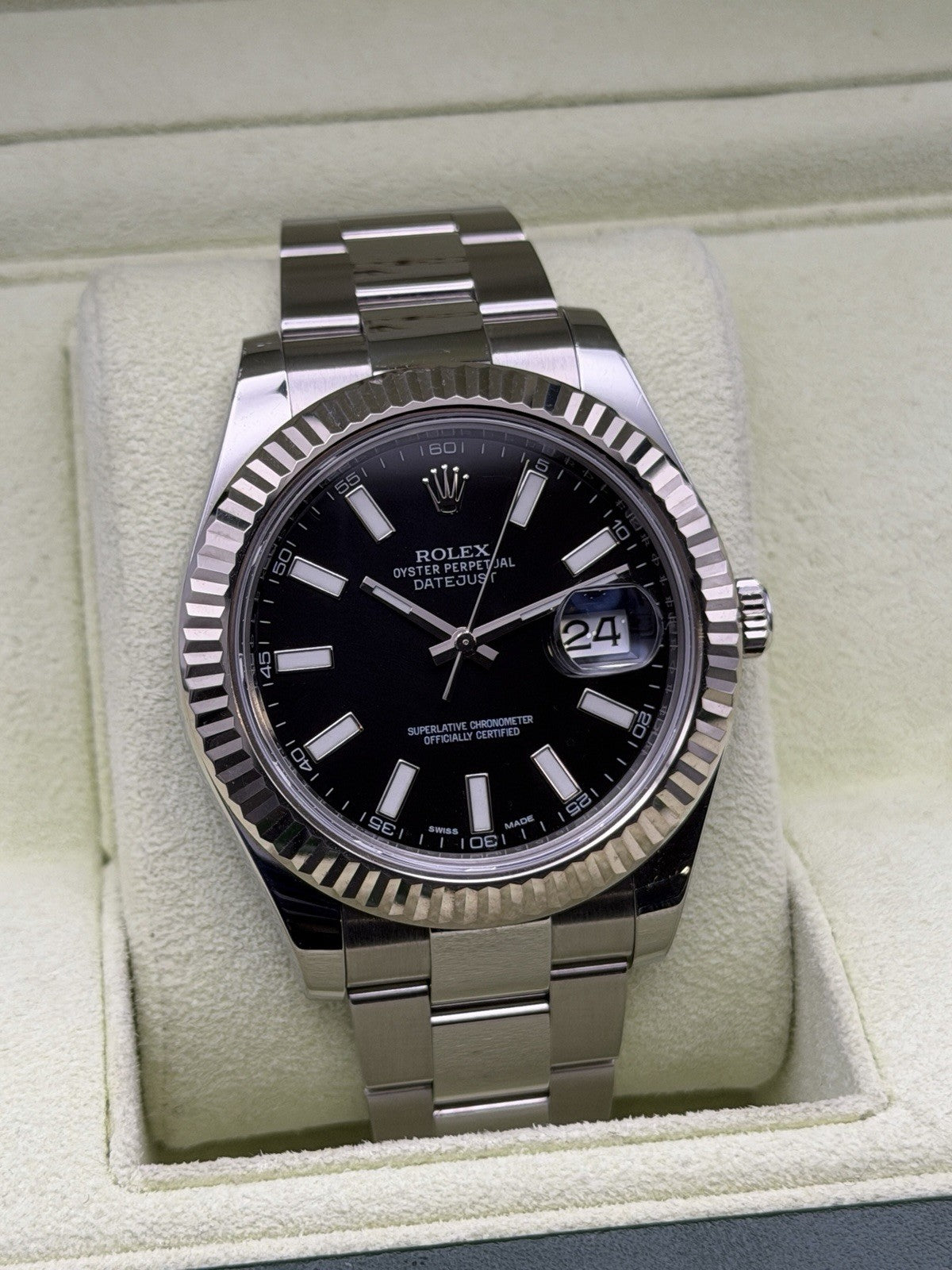 Rolex Datejust II - 116334 - 41mm - Year 2015 - Black Dial - £7250 On Collection2