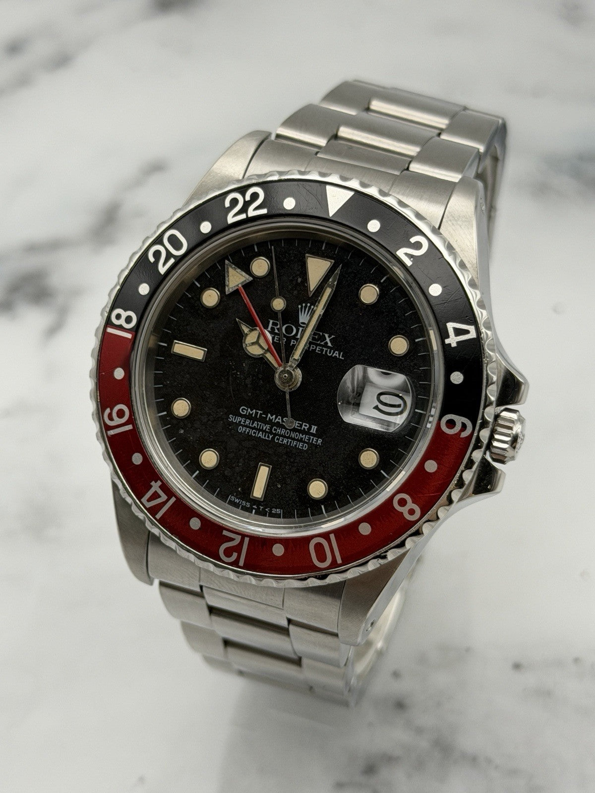 Rolex GMT-Master II - 16760 - 'FAT LADY' - 1985 Box/Accessories - £9750 Collect0