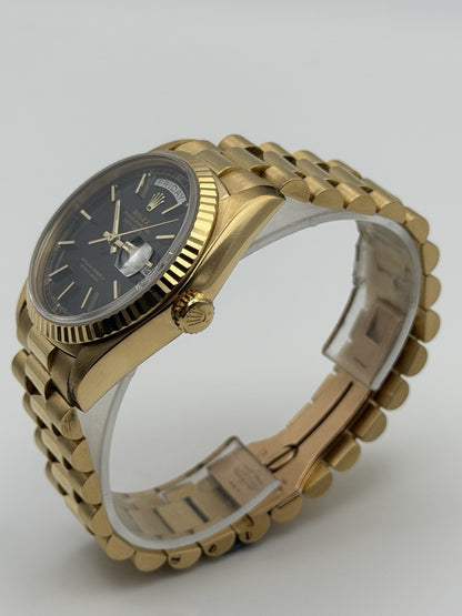 Rolex Daydate - 18038 -Rare Black Dial - Box/Accessories - £12,500 On Collection3