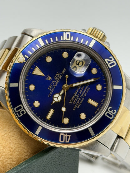Rolex Submariner Date - 16803 ‘Bluesy’ - Year 1987 Purple Dial £6750 On Collect0