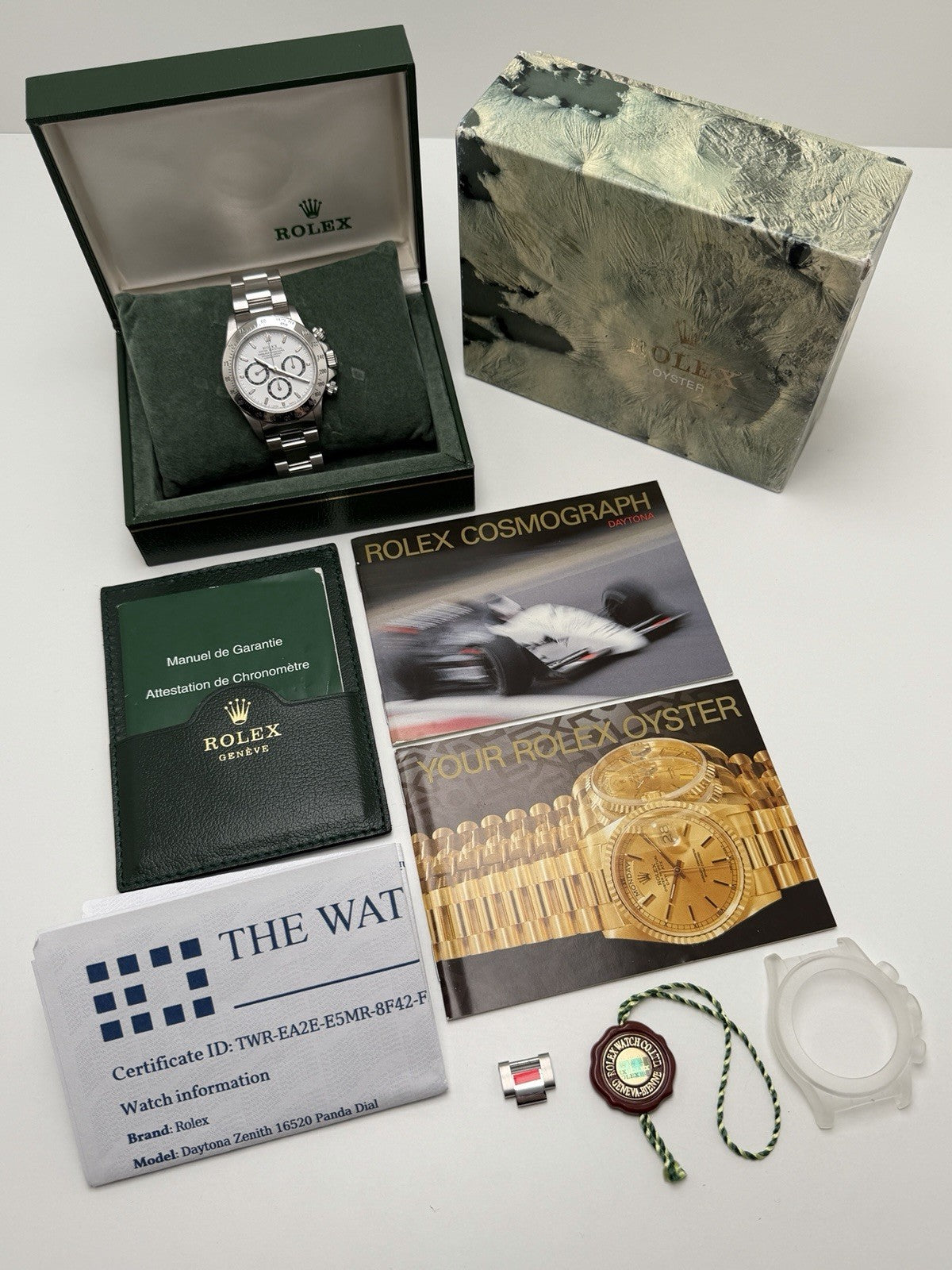 Rolex Daytona Zenith - 16520 White Dial - Box & Accessories - £19,500 Collection8