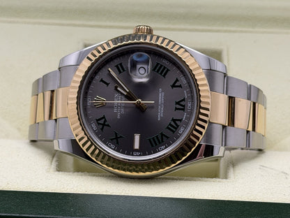 Rolex Datejust II 41mm - 116333 Steel & Gold Wimbledon - Full Set £8250 Collect2