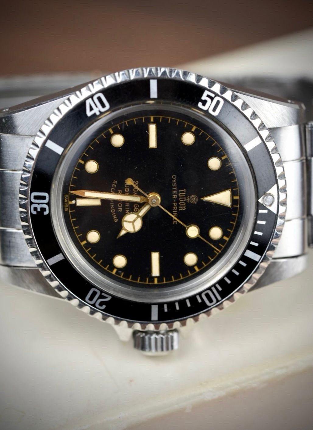 Tudor Submariner 7928 Exclamation Gilt Dial - PCG - 1961 - Box & Papers - £155006