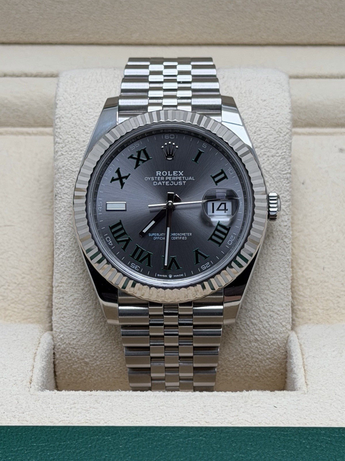 Rolex Datejust 41mm - 126334 Wimbledon - 2024 Full Set - £11,500 On Collection0