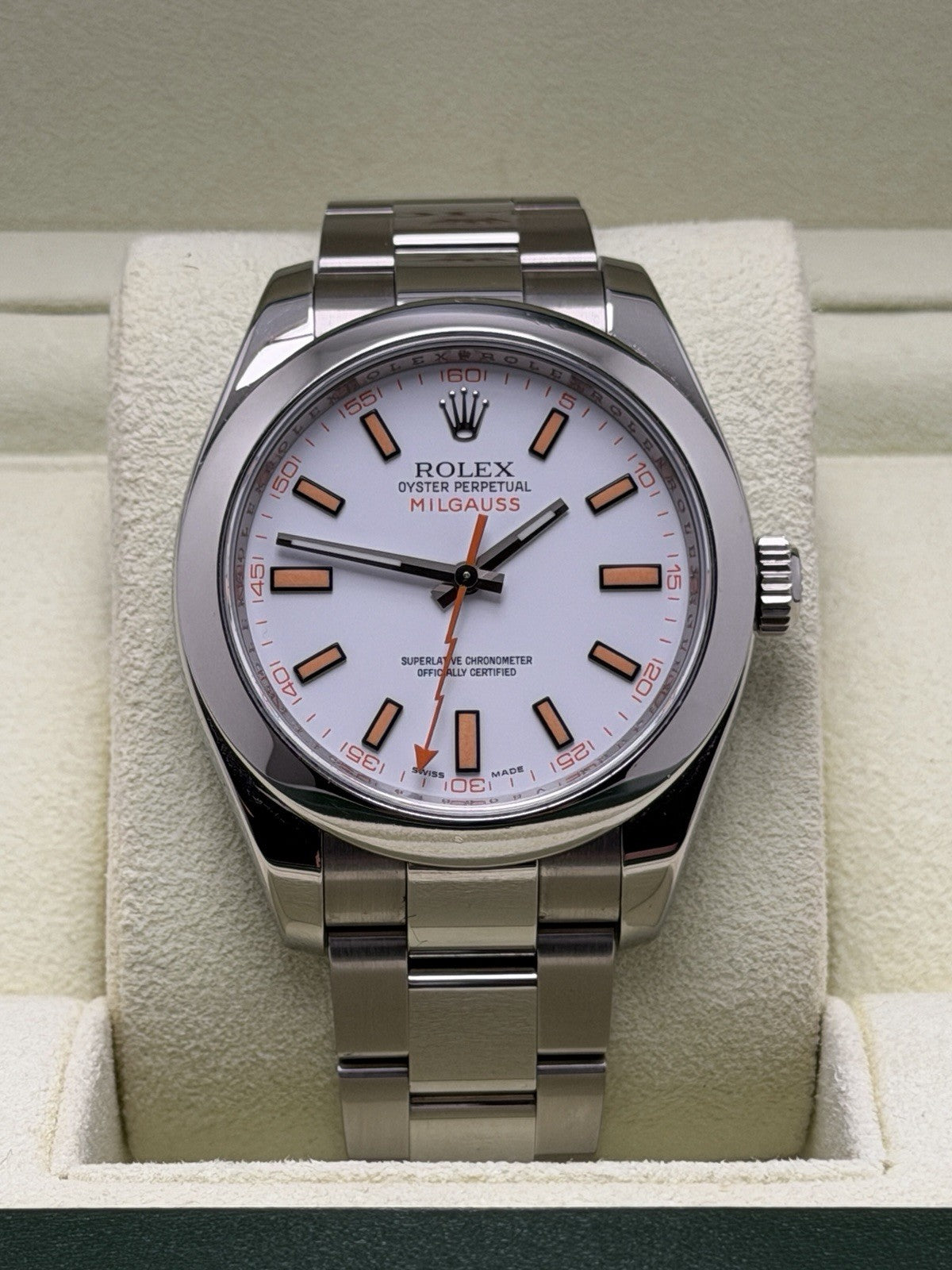 Rolex Milgauss - 116400 White Dial - Box & Accessories - £6,750 On Collection0