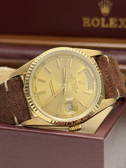 Rolex Day-Date - 18238 - Year 1990 - Box & Accessories - £8,450 On Collection3