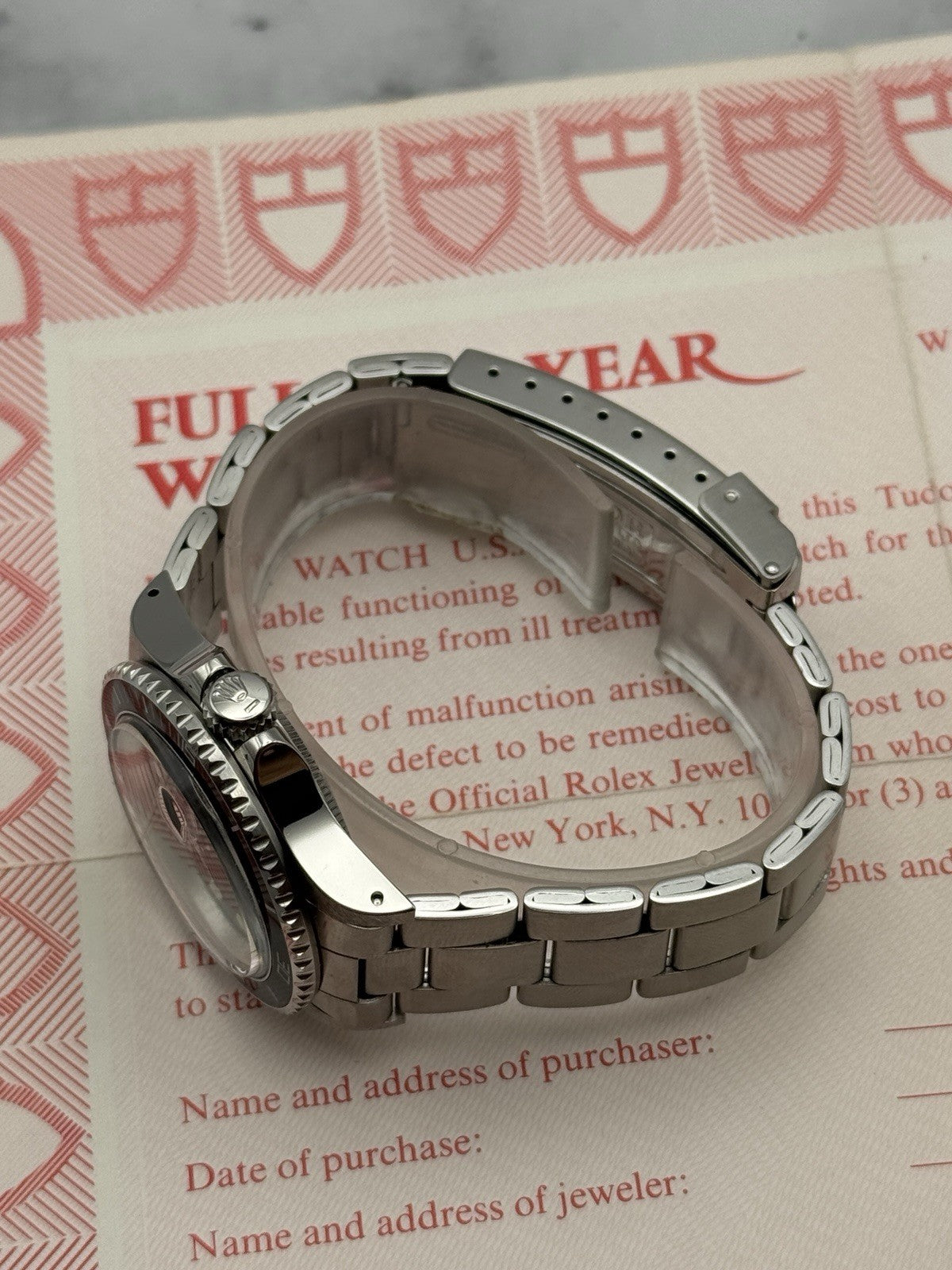 Tudor Submariner Mini-Sub 73090 With Papers- Unworn Condition - £3000 On Collect3
