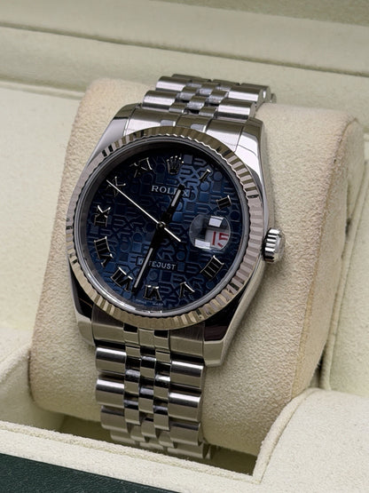 Rolex Datejust 36mm - 116234 Blue Jubilee Dial - Box & Papers - £6,995 Collect2