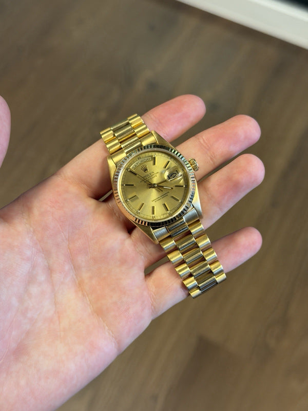 Rolex Day Date 36 - 18038 - Year 1987 - Boxed - £12,750 On Collection0