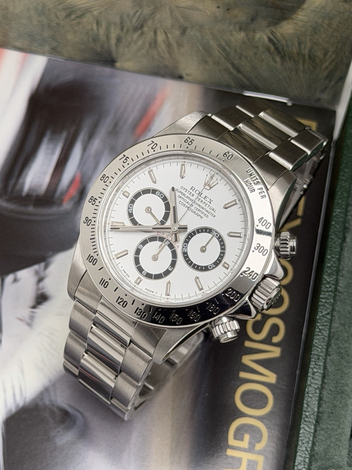 Rolex Daytona Zenith - 16520 White Dial - Box & Accessories - £19,500 Collection0