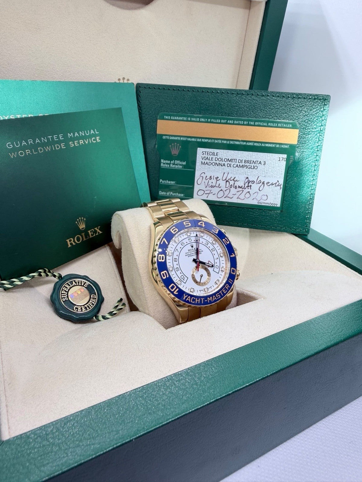 Rolex Yachtmaster 116688 - 18ct Yellow Gold - Rare 2020 Year - Full Set2