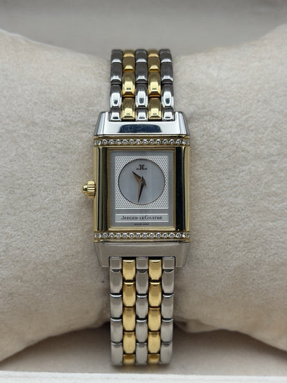 Jaeger LeCoultre 266.5.44 Reverso Acier Duetto Mother Of Pearl Dial Diamonds2