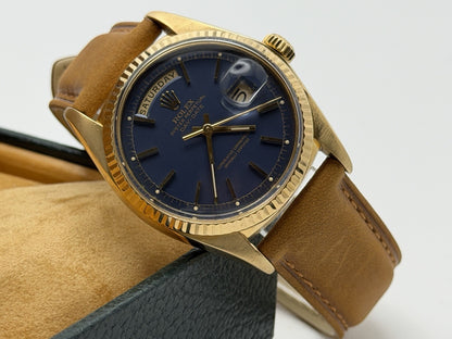 Rolex DayDate 36mm - 1803 - Year 1978 - Boxed - 'Sunburst Blue Dial' £7,7503
