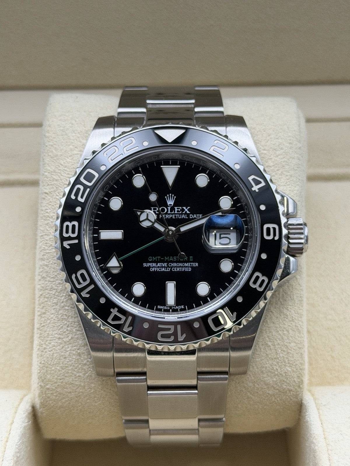 Rolex GMT-MASTER II 116710LN - Year 2016 - Full Set - £8995 On Collection2