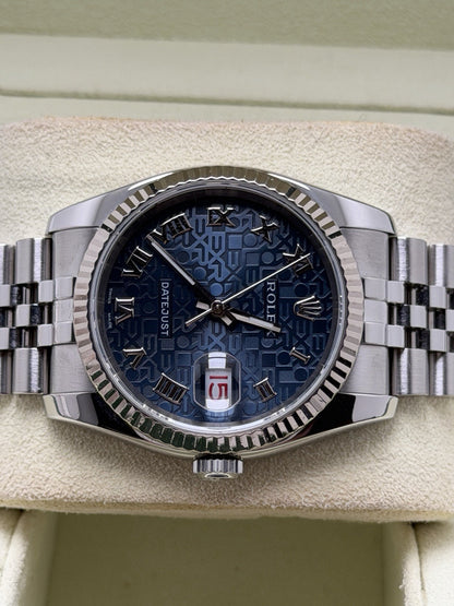 Rolex Datejust 36mm - 116234 Blue Jubilee Dial - Box & Papers - £6,995 Collect3