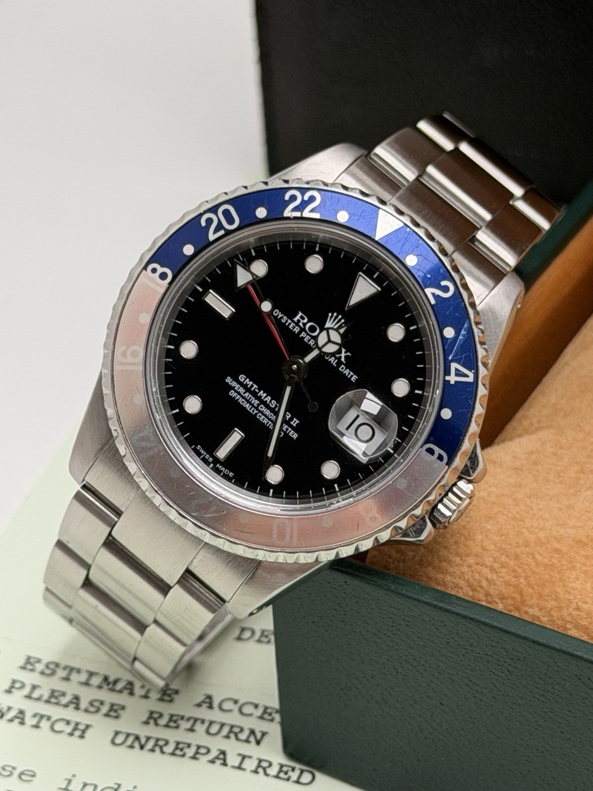 Rolex GMT-Master II - 16710 "Pepsi" - 2001 Full Set - Rolex Serviced2