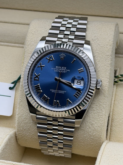 Rolex Datejust 41mm - 126334 ‘Azzuro’ - 2019 Unworn - RARE KHANJAR0