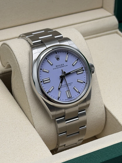 Rolex Oyster Perpetual 41mm - 134200 Lavender - 2025 Full Set - £8500 Collection2