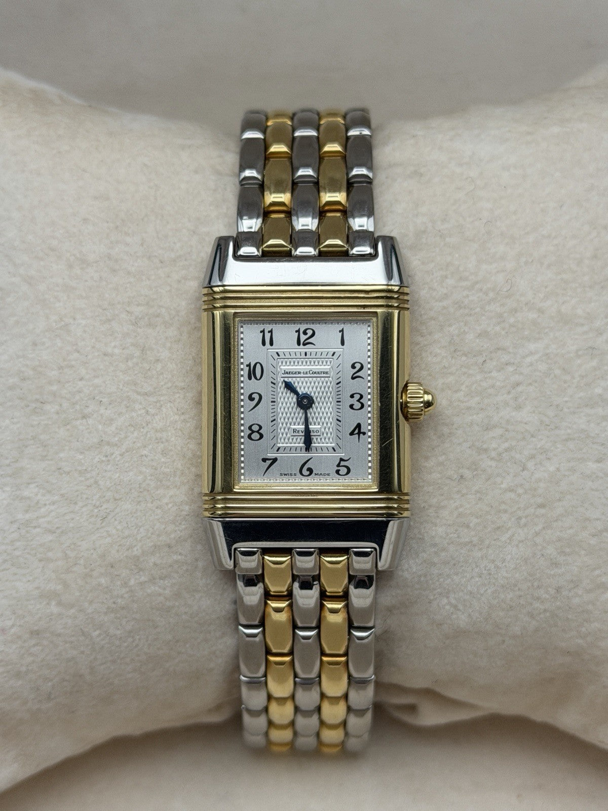 Jaeger LeCoultre 266.5.44 Reverso Acier Duetto Mother Of Pearl Dial Diamonds6