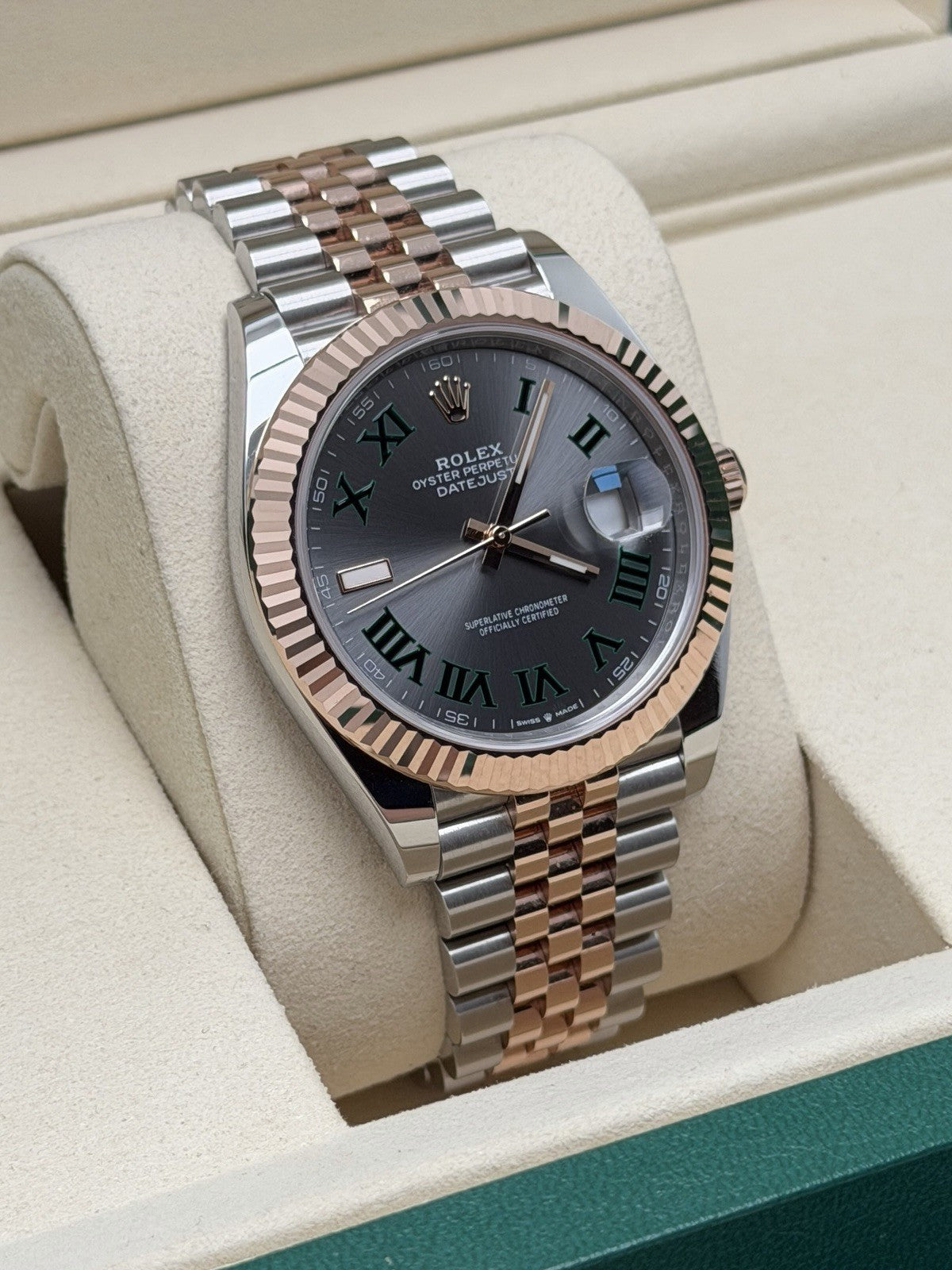 Rolex Datejust 41 - 126331 Wimbledon - 2026 Full Set - £15,250 On Collection2