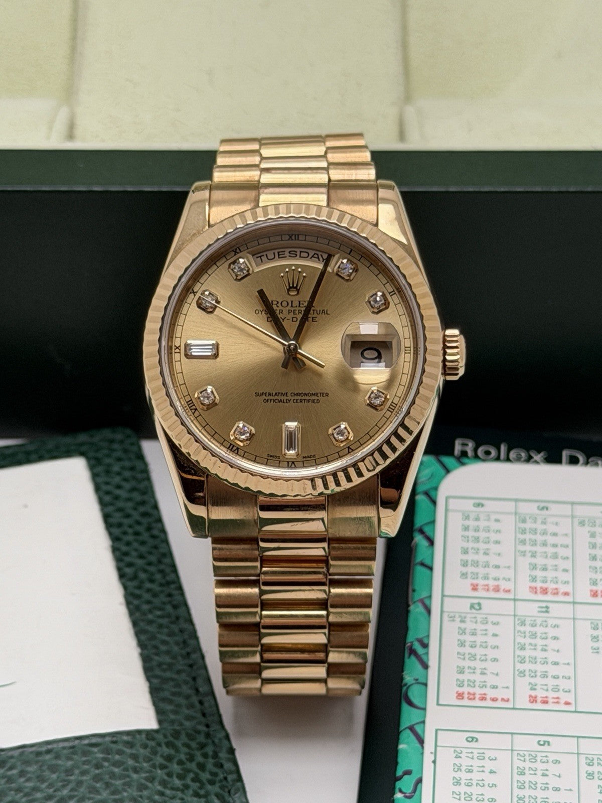 Rolex Day-Date 36mm - 118238 - 2001 - Full Set - £19,500 On Collection2