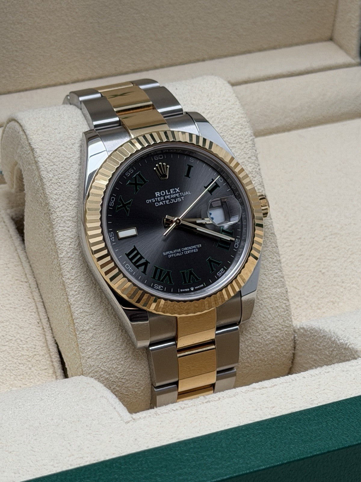 Rolex Datejust 41mm - 126333 Wimbledon - 2024 Full Set - £10,995 On Collection1