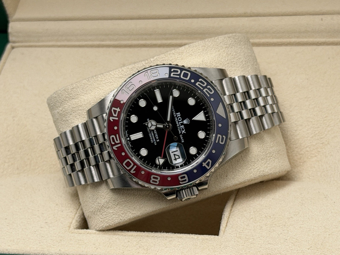 Rolex GMT Master II "Pepsi" – 126710BLRO – 2022 Full Set - £17,995 On Collection3