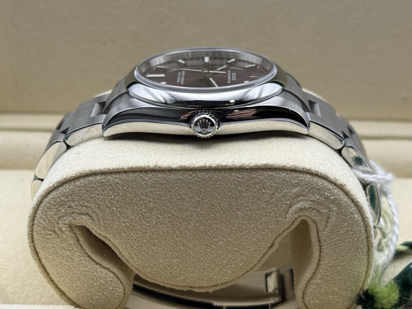 Rolex Oyster Perpetual - 114200 -  34mm - RARE Red Grape Dial - £5250 On Collect3